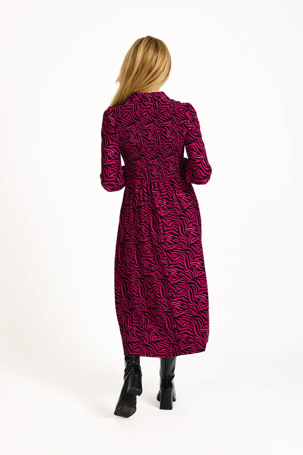 Mudflower 682 Zebra Print Dress