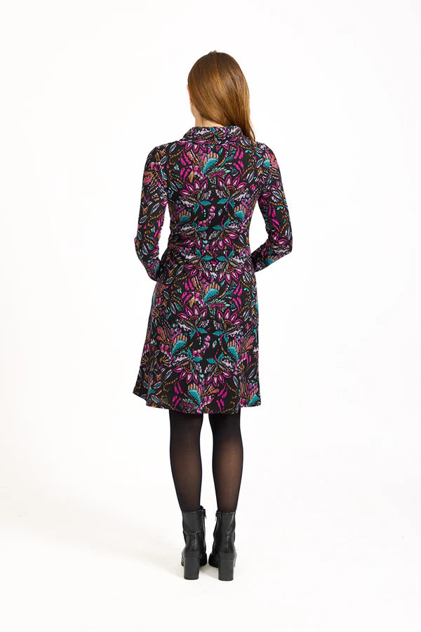 Mudflower 724 Cowl Neck Dress