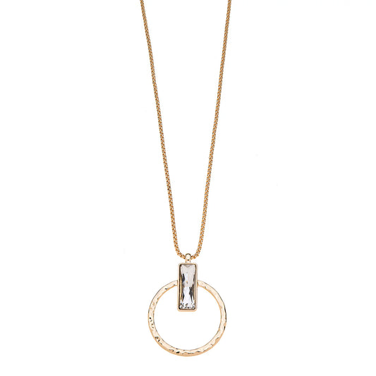 Park Lane Gold 36" Necklace with Circle Gold