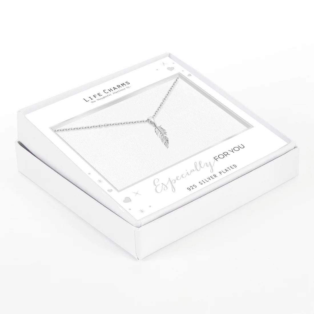 Life Charms Feather Necklace N15