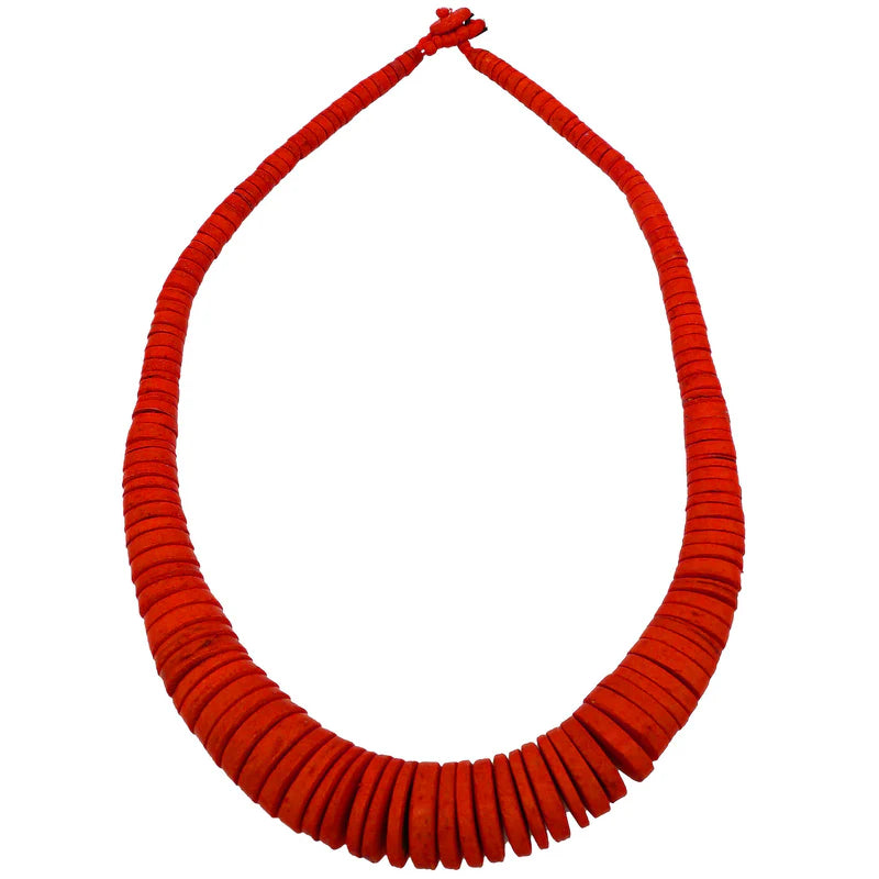 Lotus Feet NK604 Orange Necklace