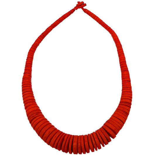 Lotus Feet NK604 Orange Necklace