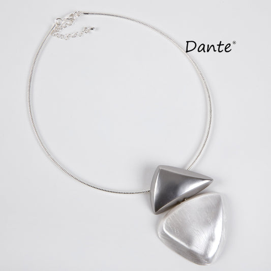 Dante NL48725 Silver & Grey Necklace