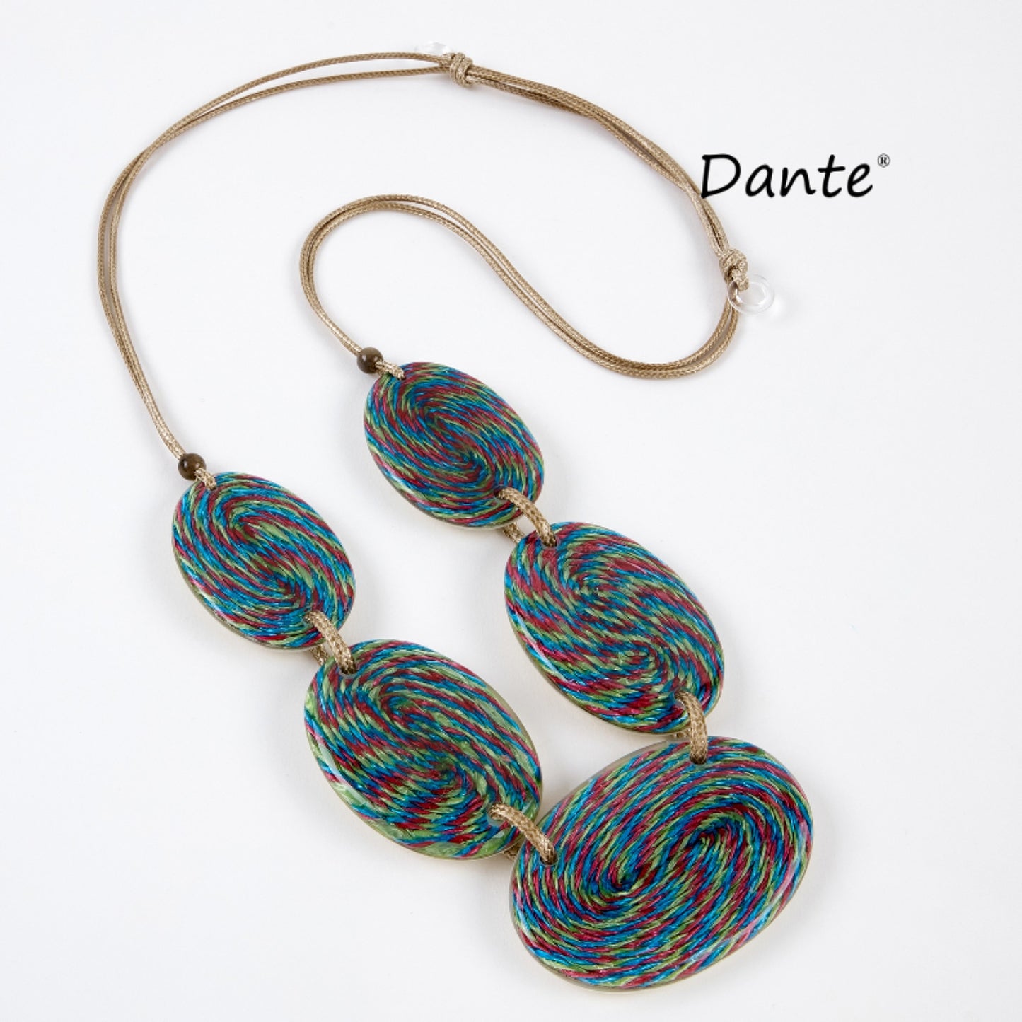 Dante NL5504 Multi disc linked necklace