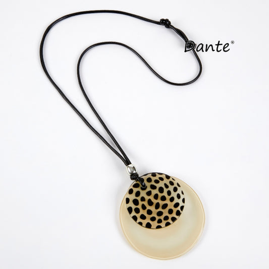 Dante NL70281 Leopard Corded Necklace