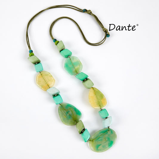 Dante NL70284 Green Beaded Necklace