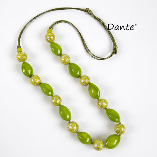 Dante NL70285 Green Beaded Necklace