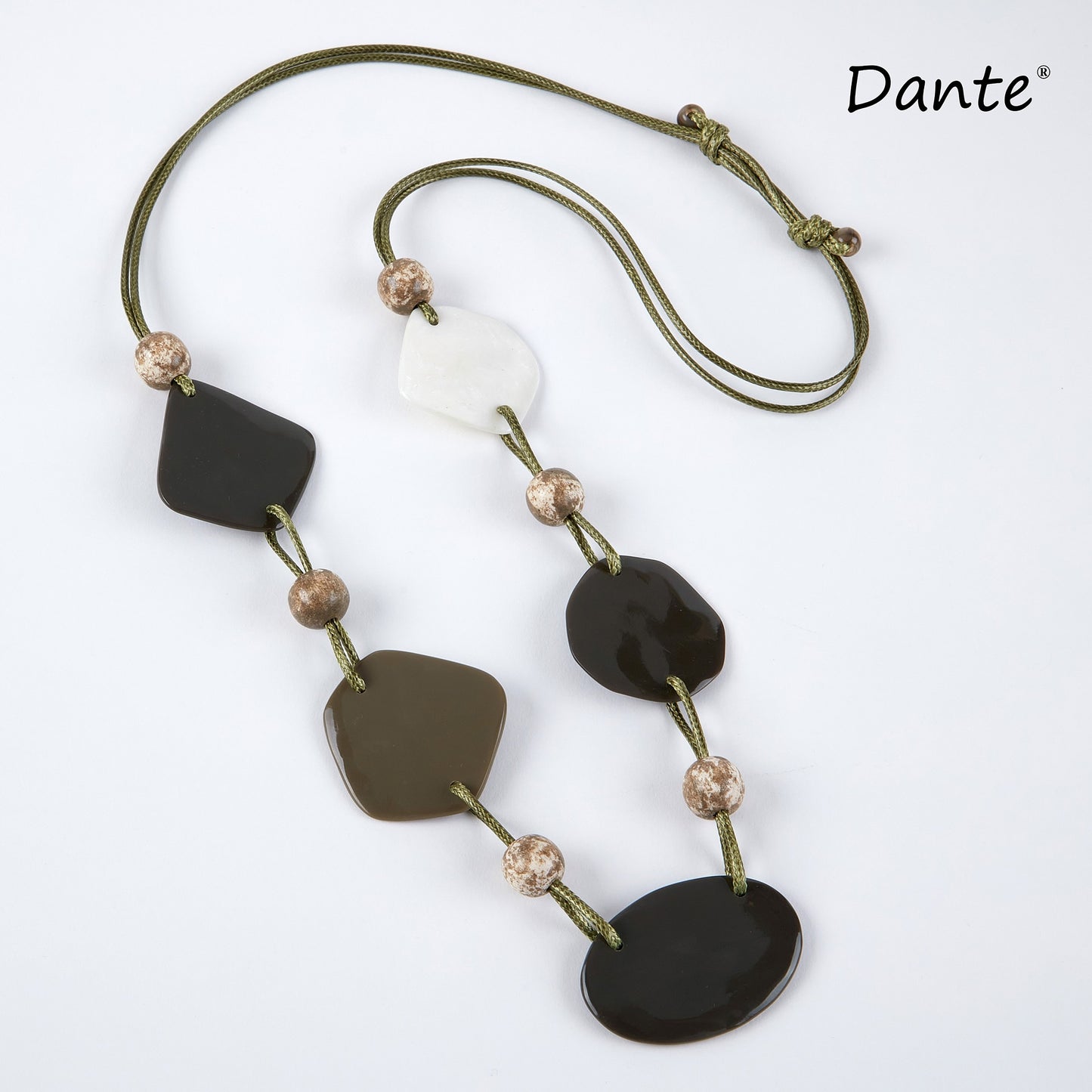 Dante Green Tone Chunky Necklace