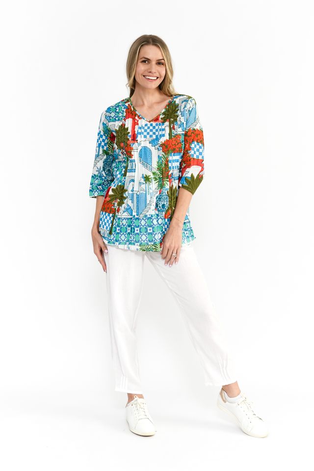 One Summer DW122h Tina V Neck