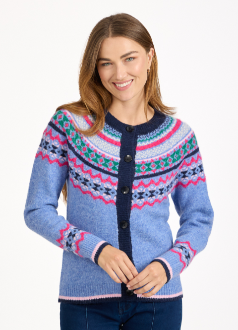 Mudflower 708 Fairisle Cardigan