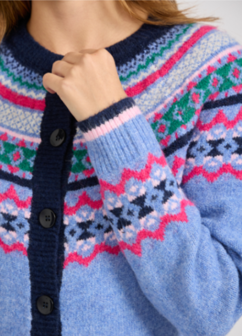 Mudflower 708 Fairisle Cardigan