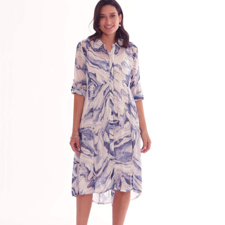 Pomodoro Onyx Hi Low Dress 62505
