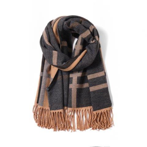 Butterfly Reversible checks Scarf