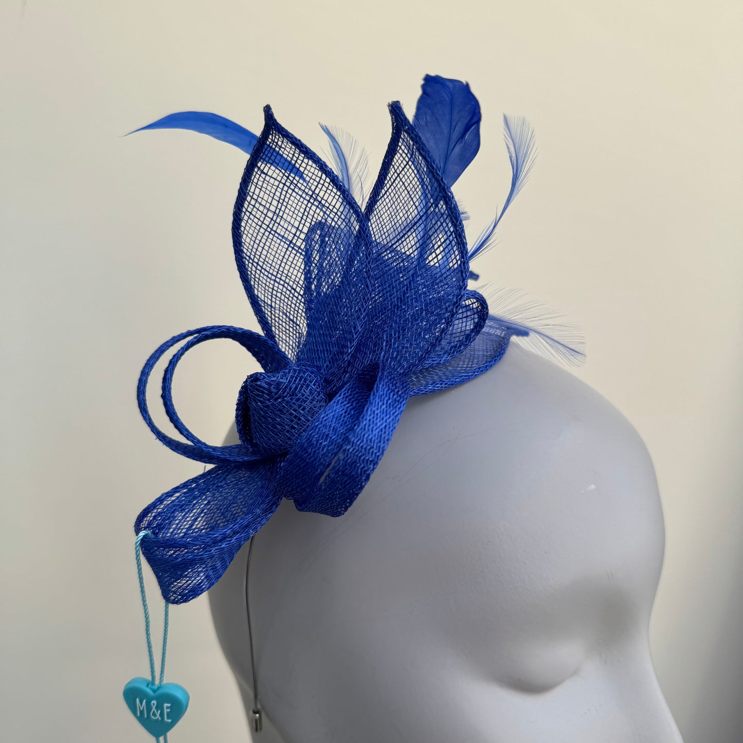Max and Ellie BF3 Small Fascinator in Blues