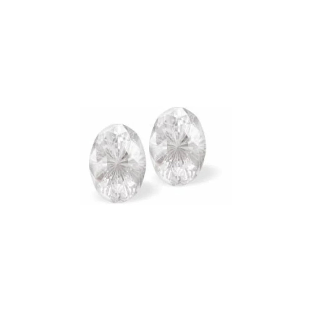 Byzantium Collection Mystic Oval Stud Crystal 430 Crystal