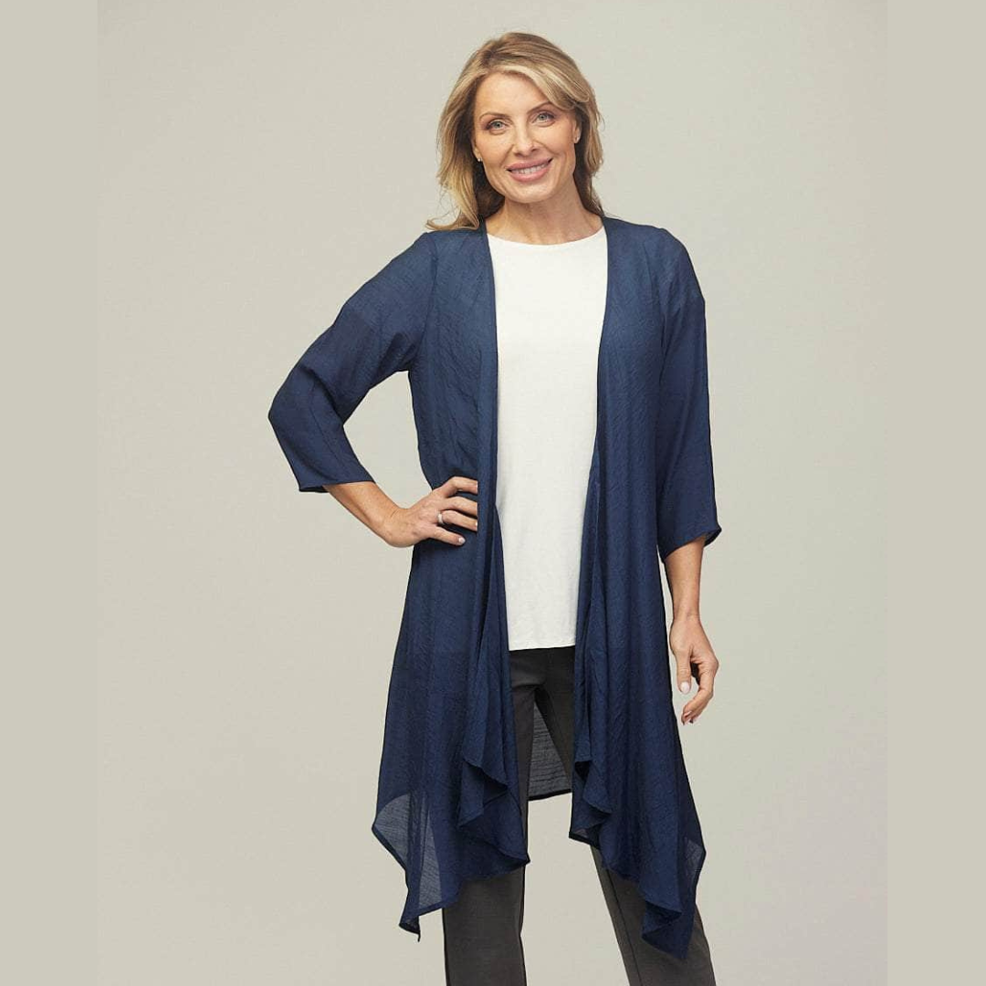 Open front 2025 waterfall cardigan