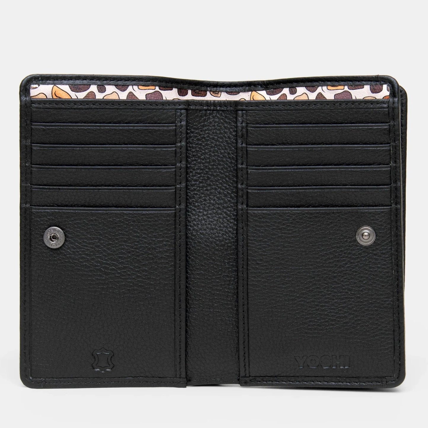 Yoshi Y1089 Mothers Pride Zip Around Purse Black