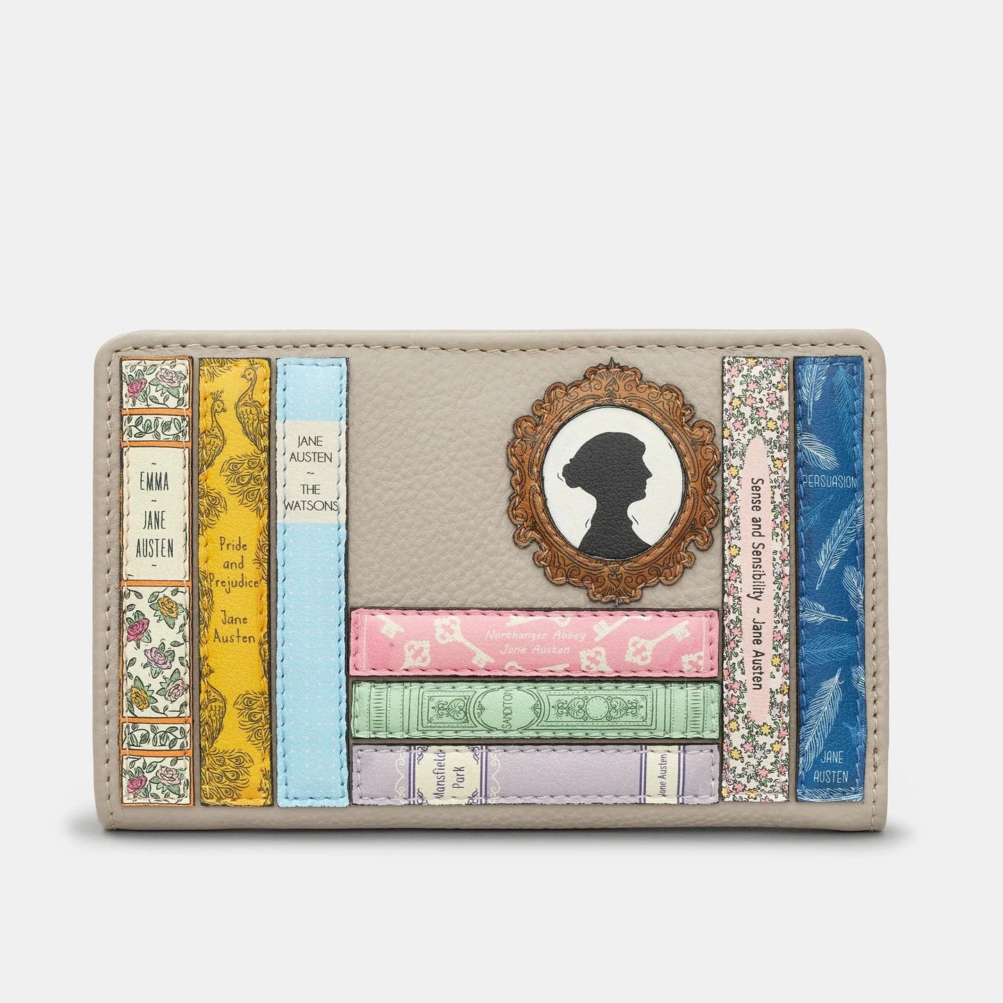 Yoshi Y1089 Jane Austen Bookworm Zip Around Purse