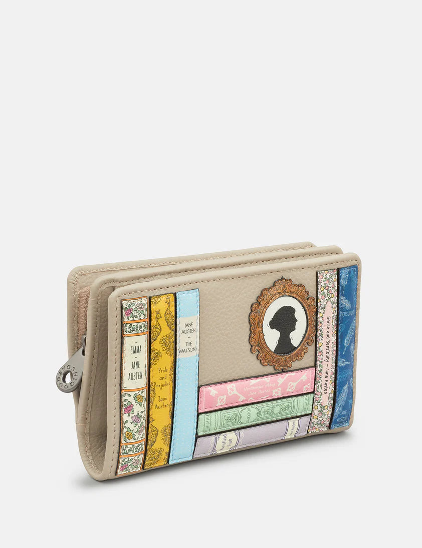 Yoshi Y1089 Jane Austen Bookworm Zip Around Purse