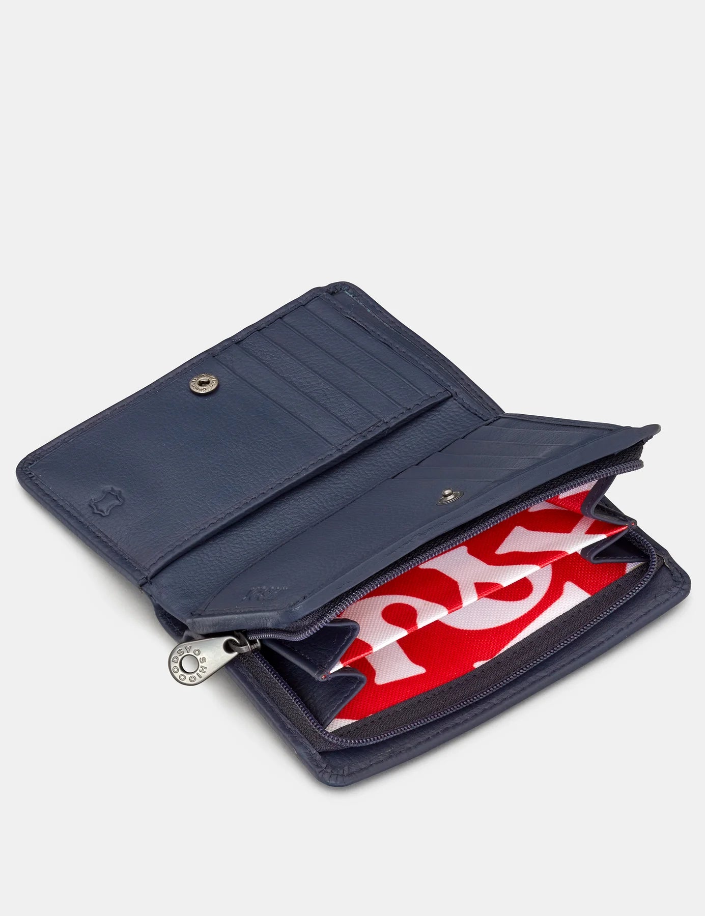 Yoshi Y1089 Jane Austen Navy Bookworm Zip Around Purse