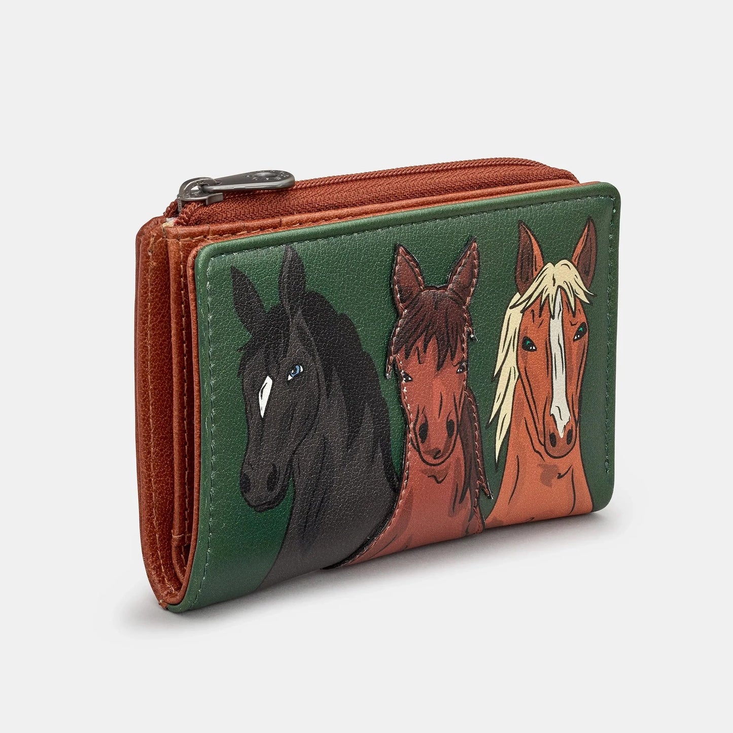 Yoshi Y1275 Herd of Horses Flap over Purse