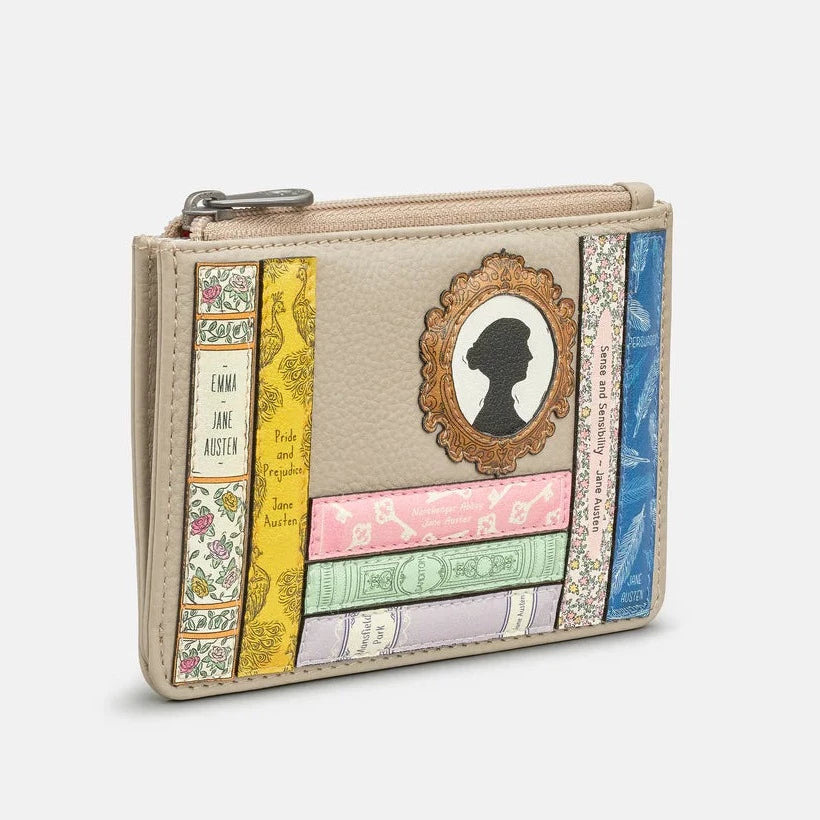 Yoshi Y1321 Jane Austen Bookworm Zip Top Purse