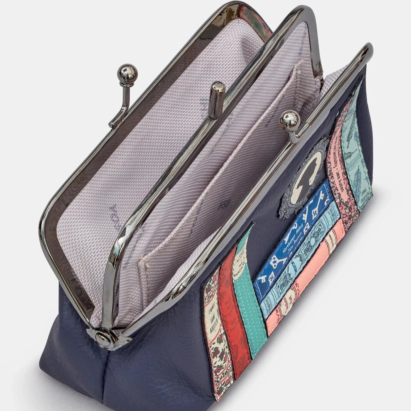 Yoshi Y1328 Jane Austen Bookworm Triple Frame Purse