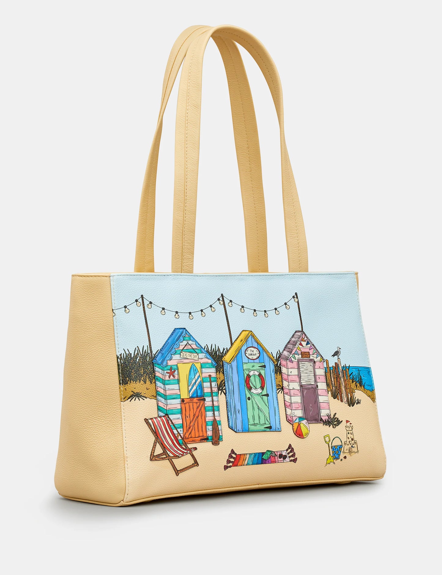 Yoshi YB254 Seaside Memories Harrington Shoulder Sand