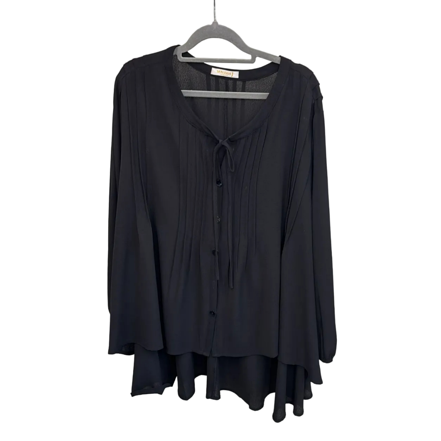 Malissa J Long sleeve floaty top WF1823