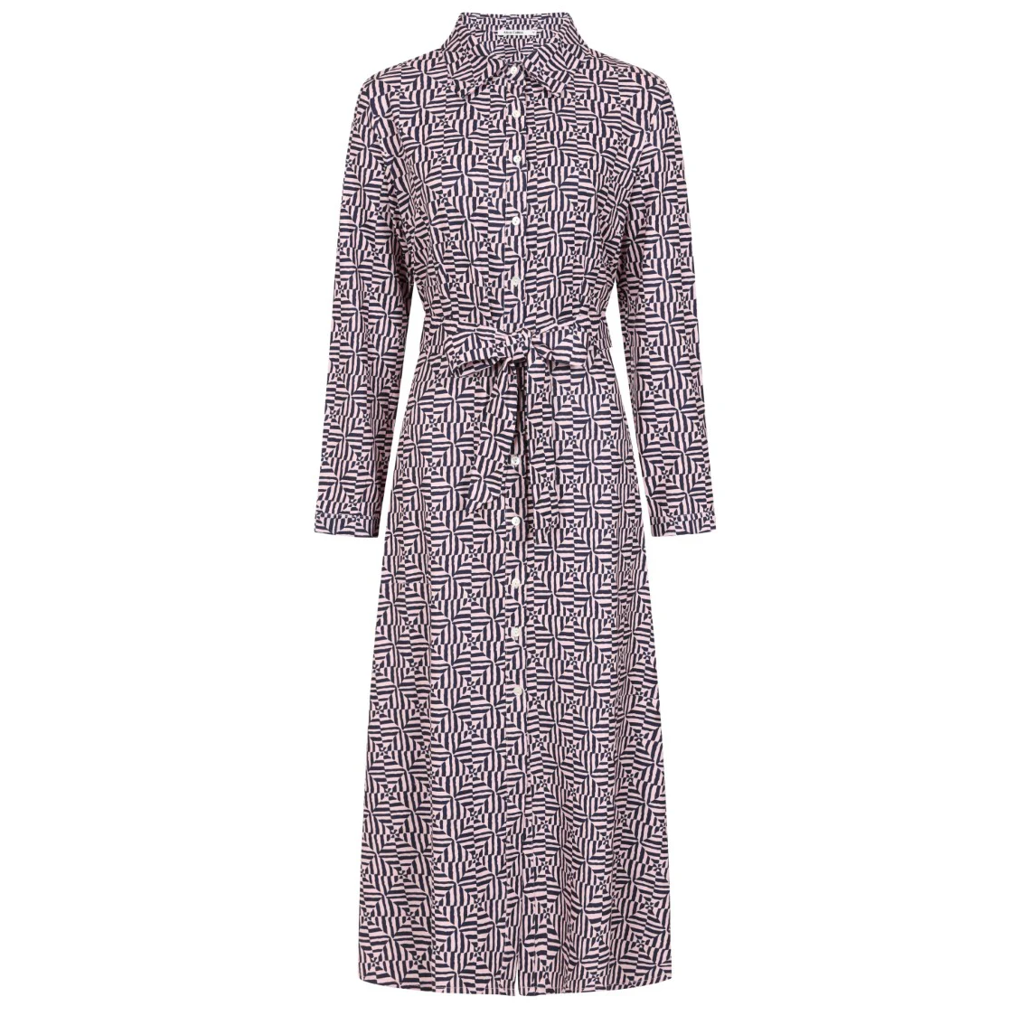 Alice Collins Mia Dress - Checkerboard Blush