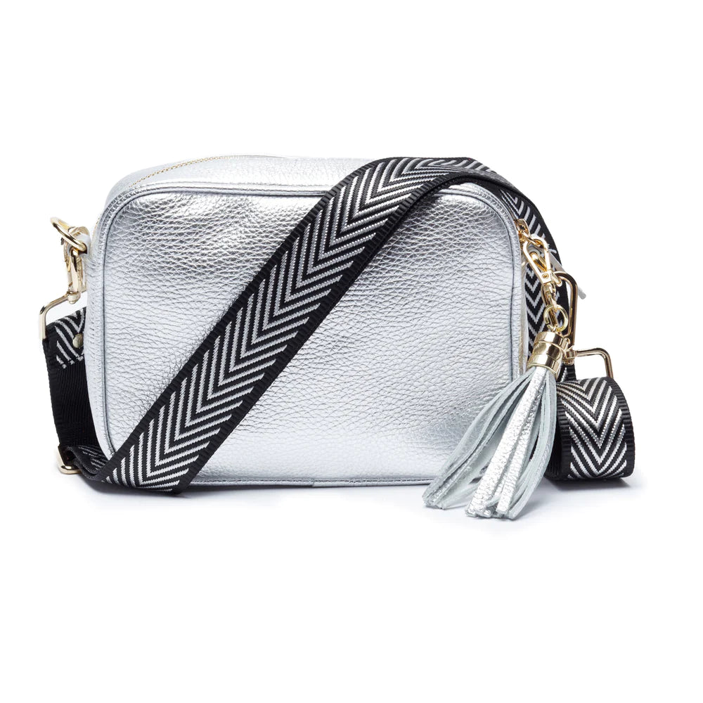 Silver cross body handbag on sale