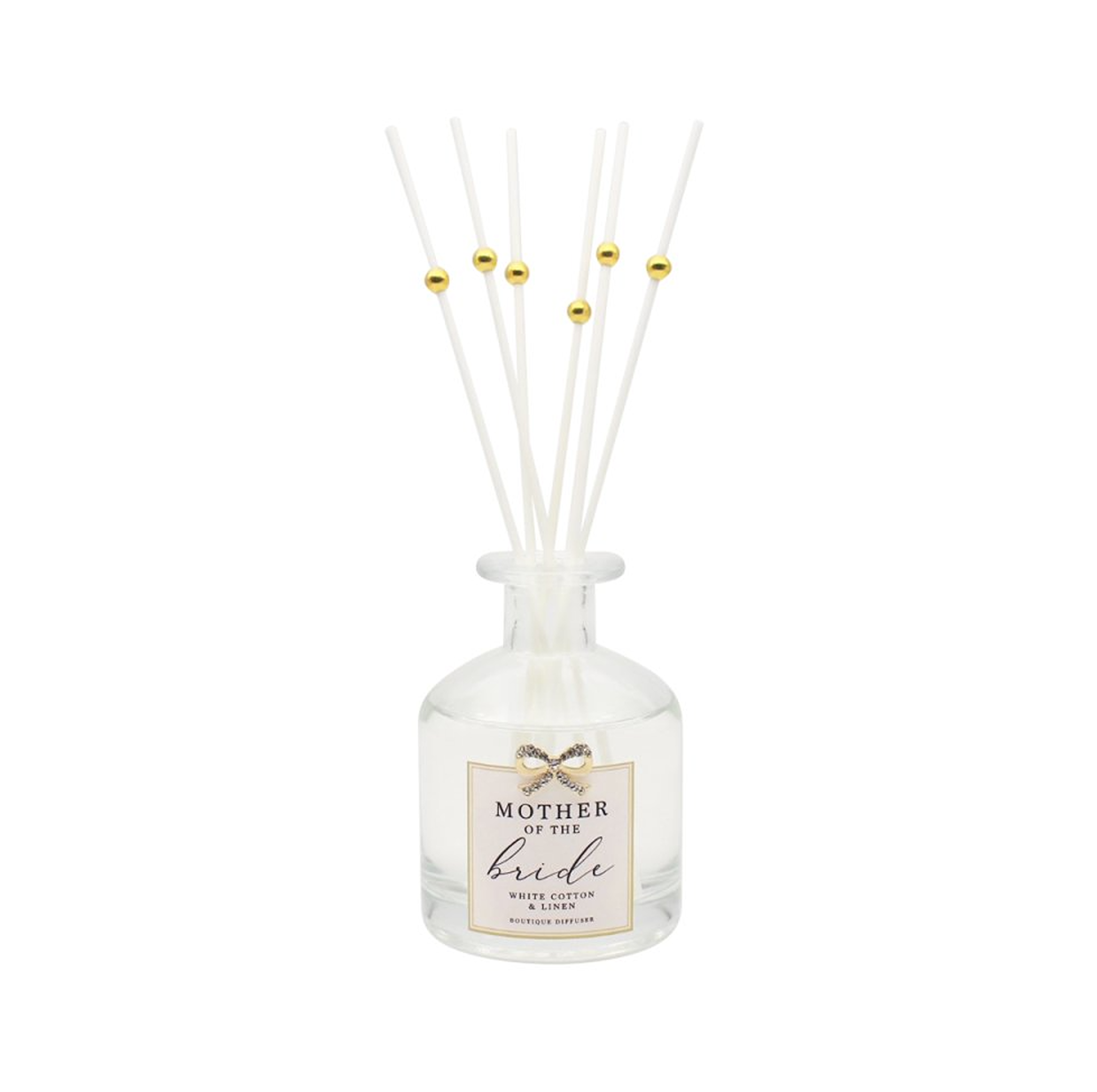Mother Of The Bride White Cotton & Linen Diffuser