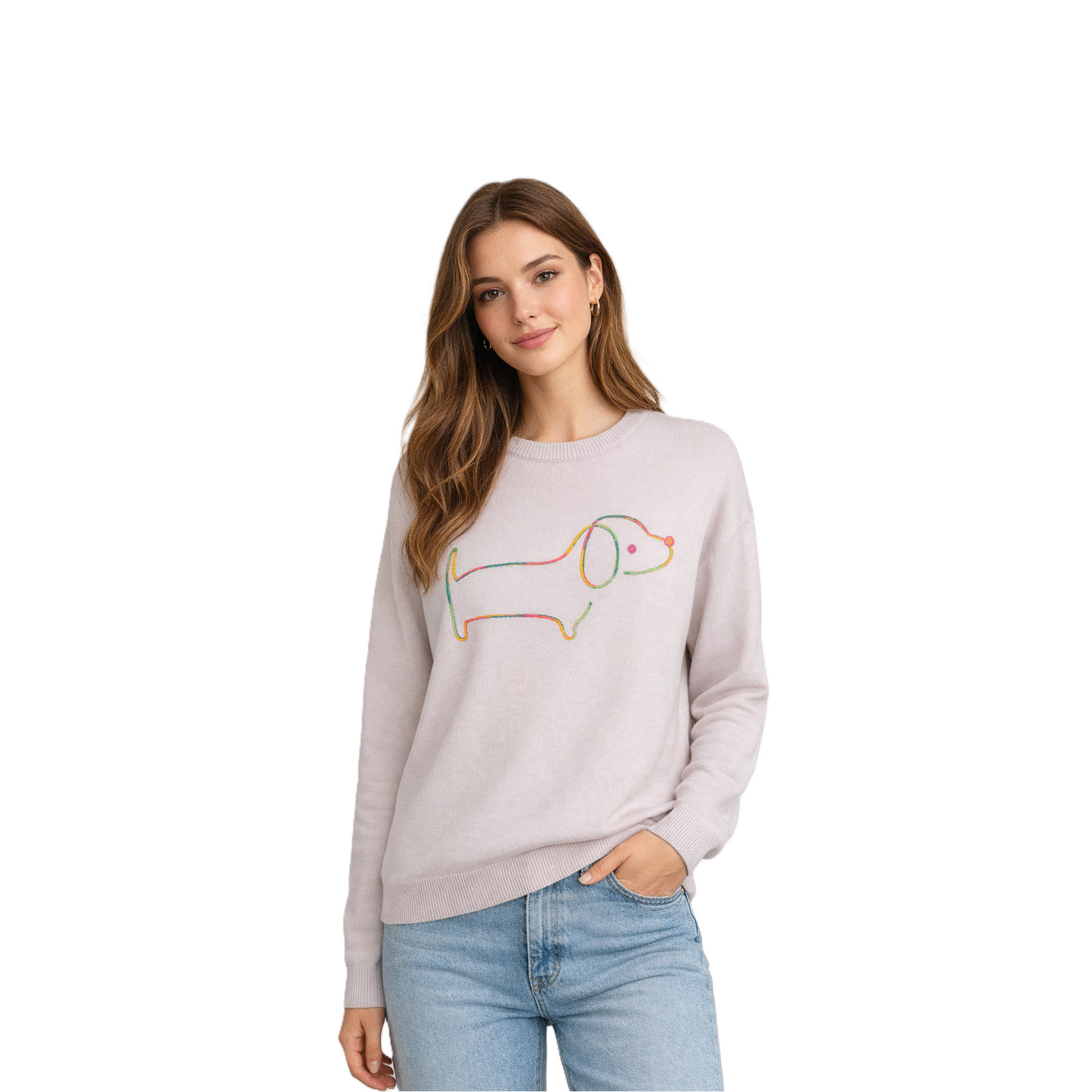 Alice Collins Sausage Dog Pullover
