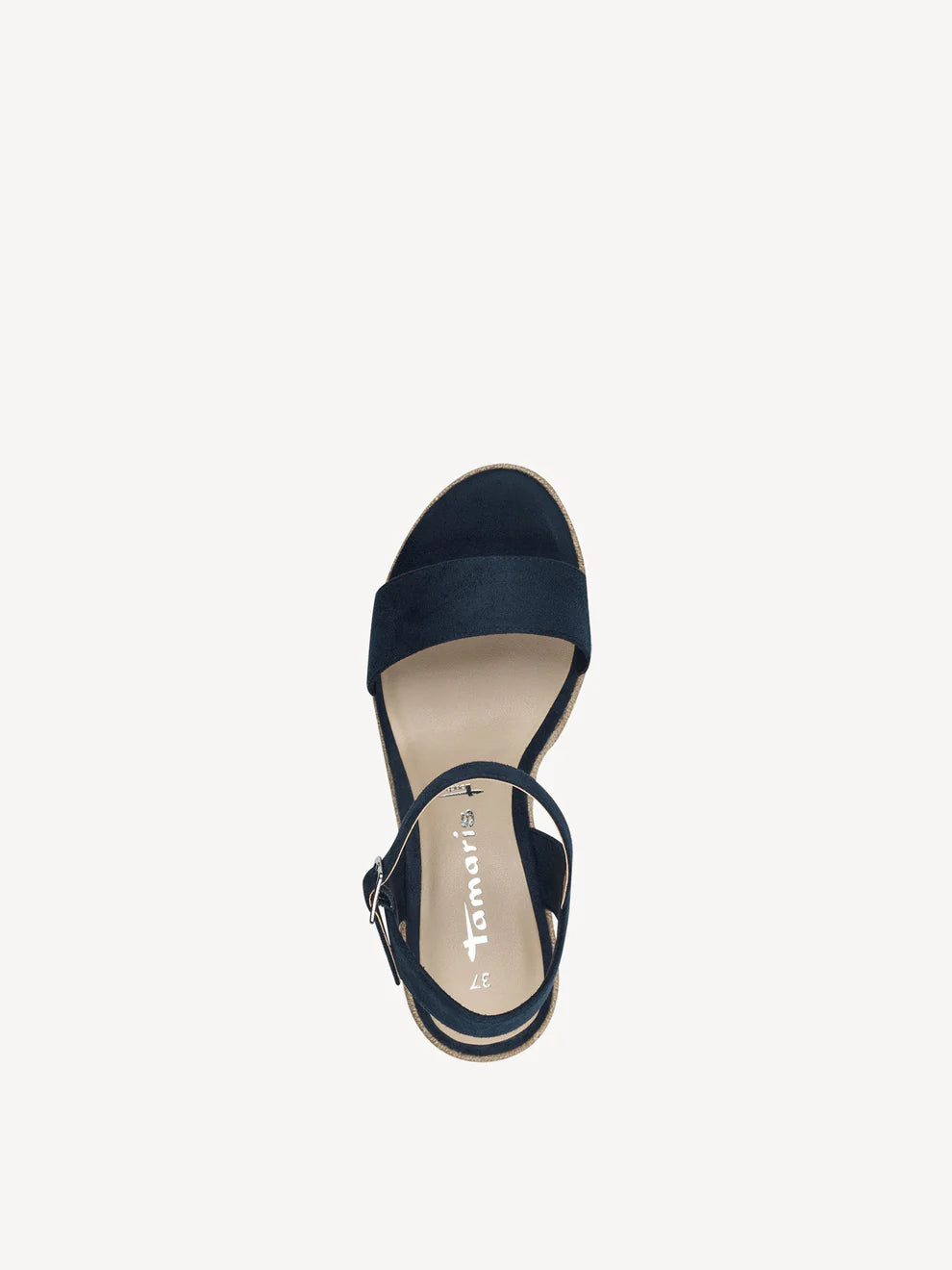 Tamaris Navy Wedge Sandal