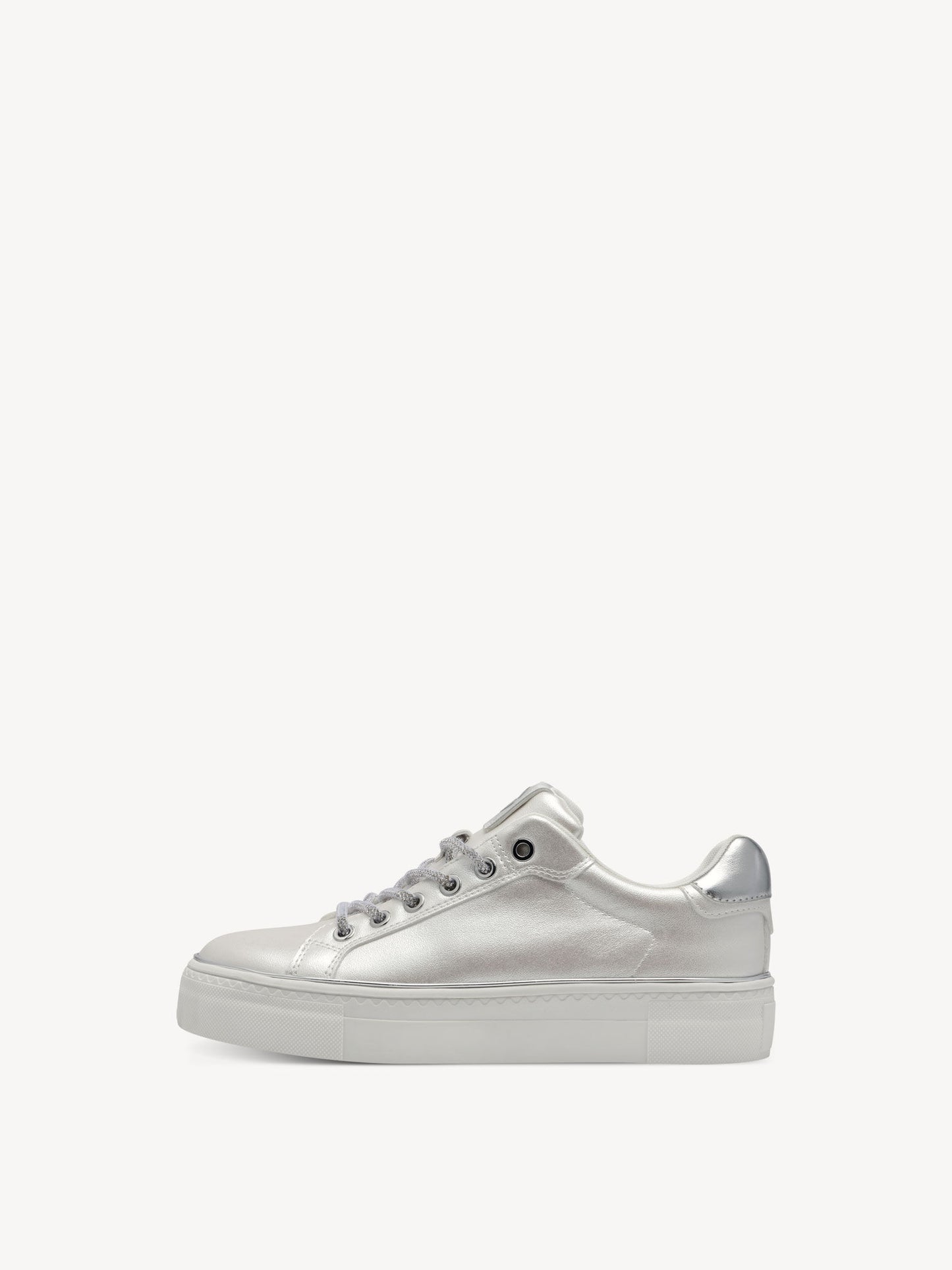 Tamaris White Pearl Slip On Trainer