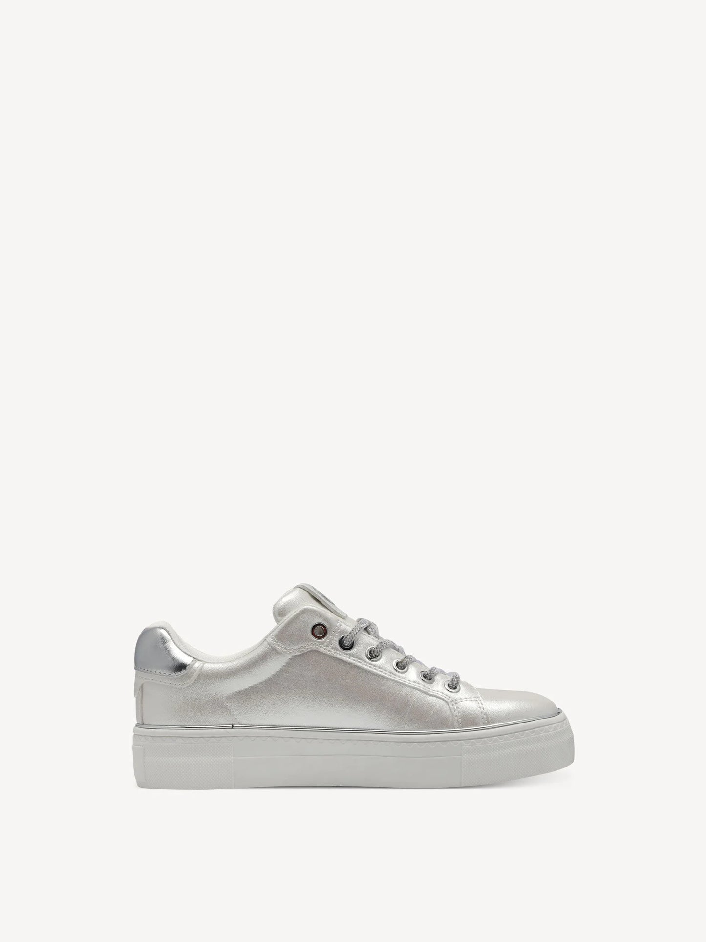 Tamaris White Pearl Slip On Trainer