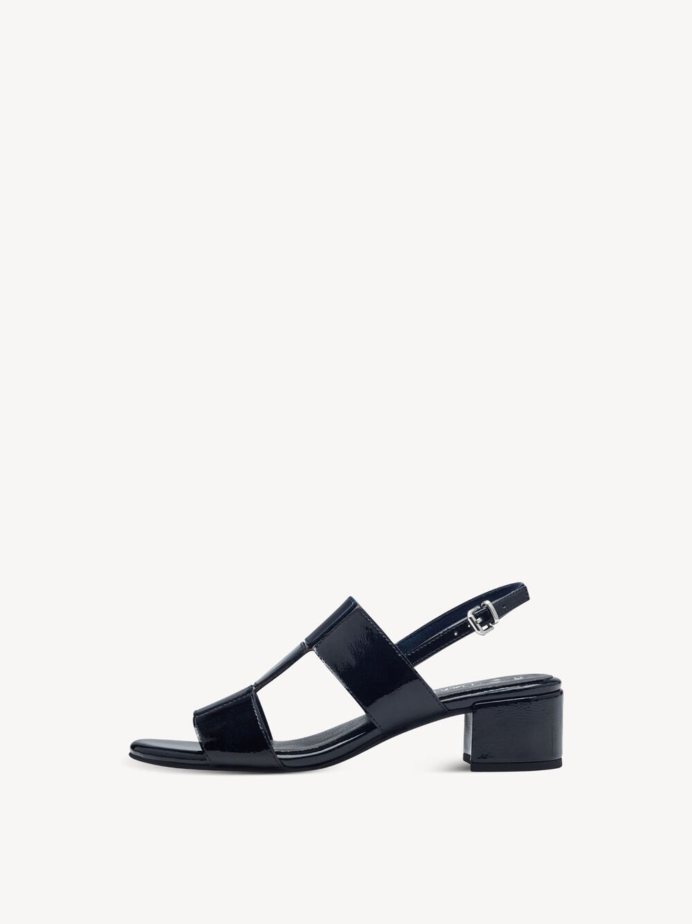 Marco Tozzi Navy Patent Sandal