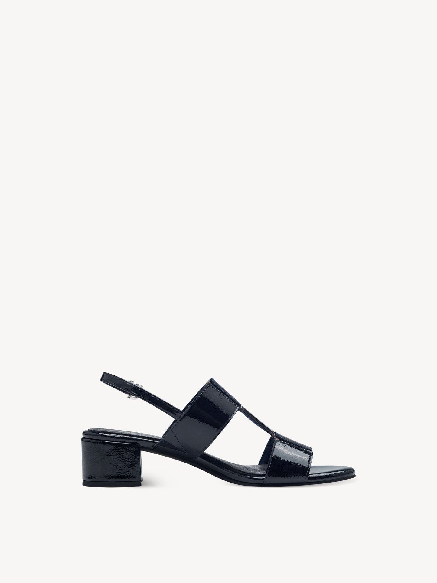 Marco Tozzi Navy Patent Sandal