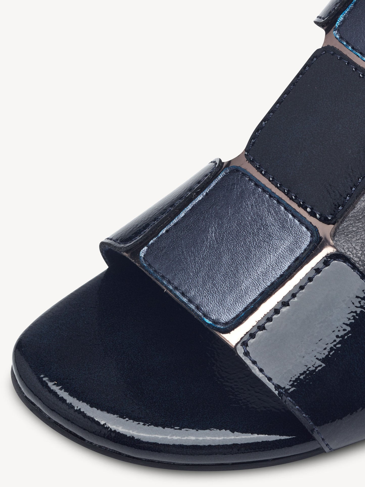 Marco Tozzi Navy Patent Sandal