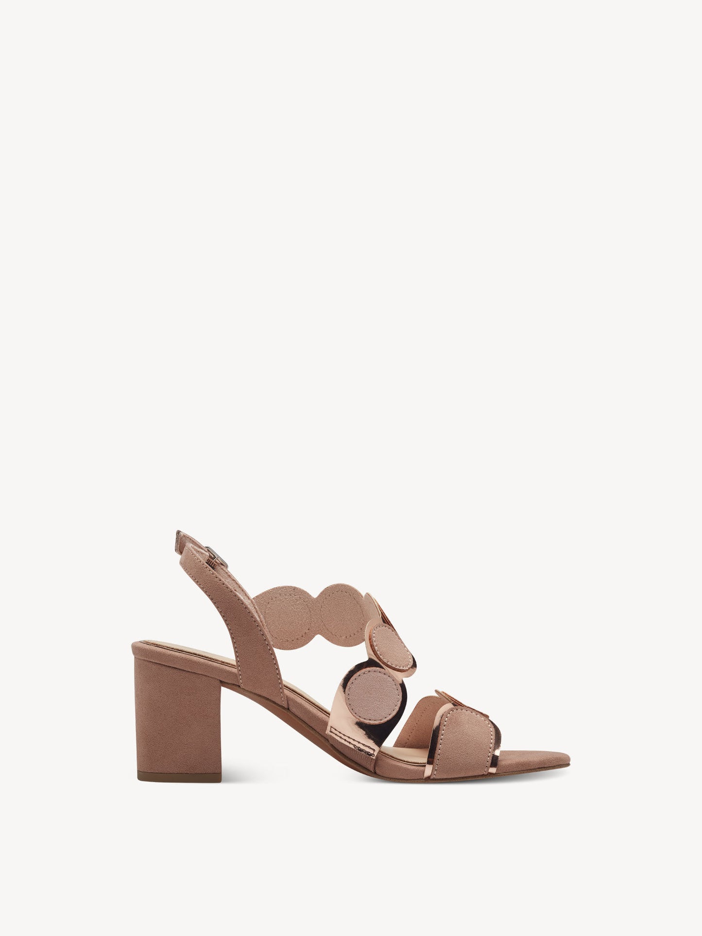 Marco Tozzi 2-28347-42 Nude & Rose Gold Sandal