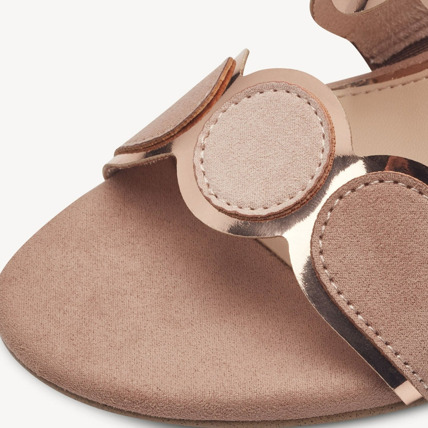Marco Tozzi 2-28347-42 Nude & Rose Gold Sandal