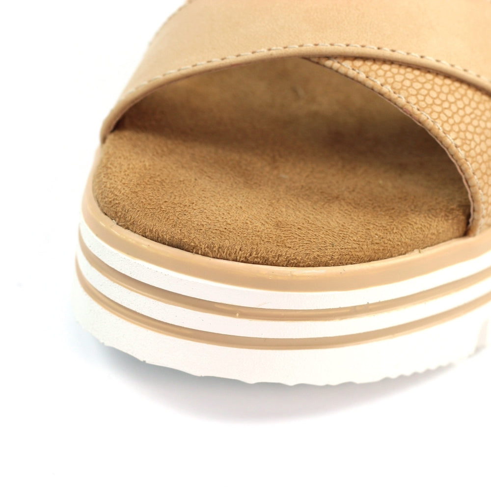 Lunar Elise Chunky Wedge Sandal