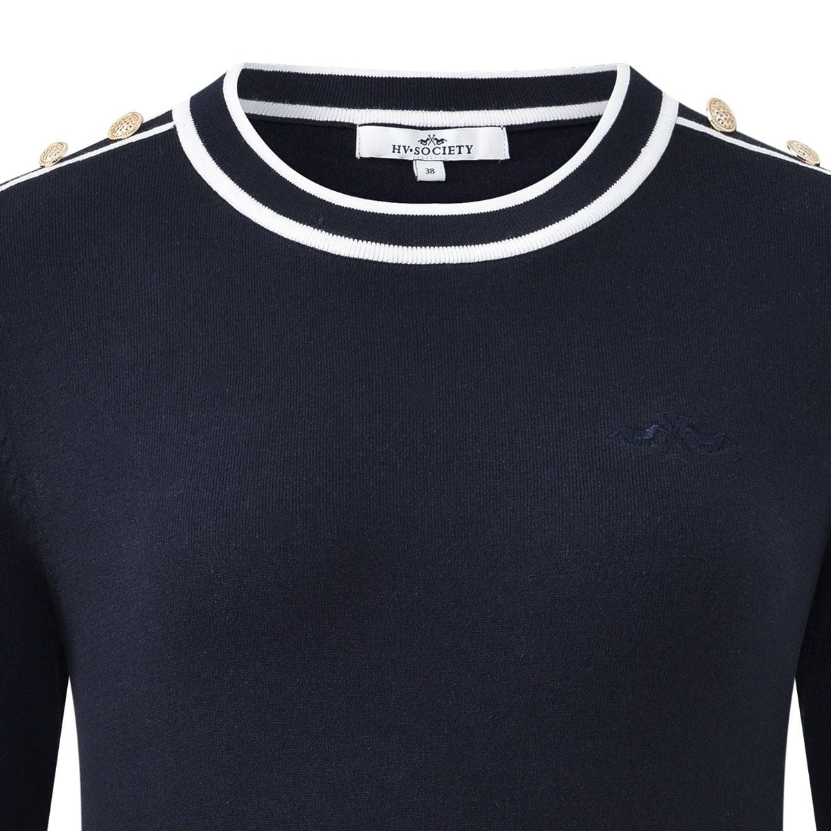 HV. Society Xanna Navy Pullover 0409103854