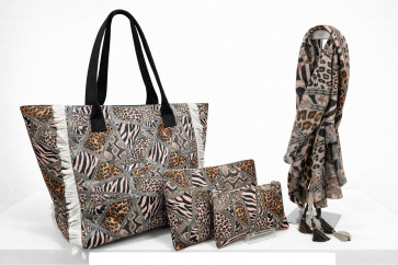 Malissa J GC21945 Summer Beach Bag, Scarf and wallet set