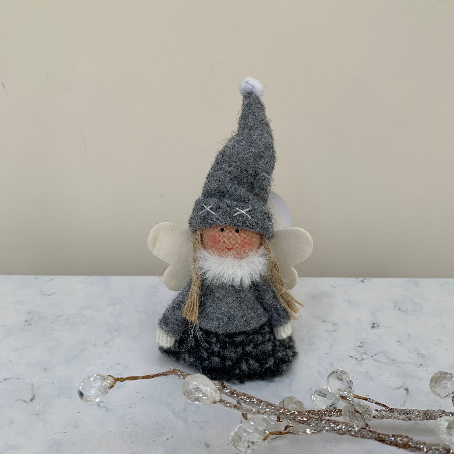 Cross Stitch Fairy Sitting