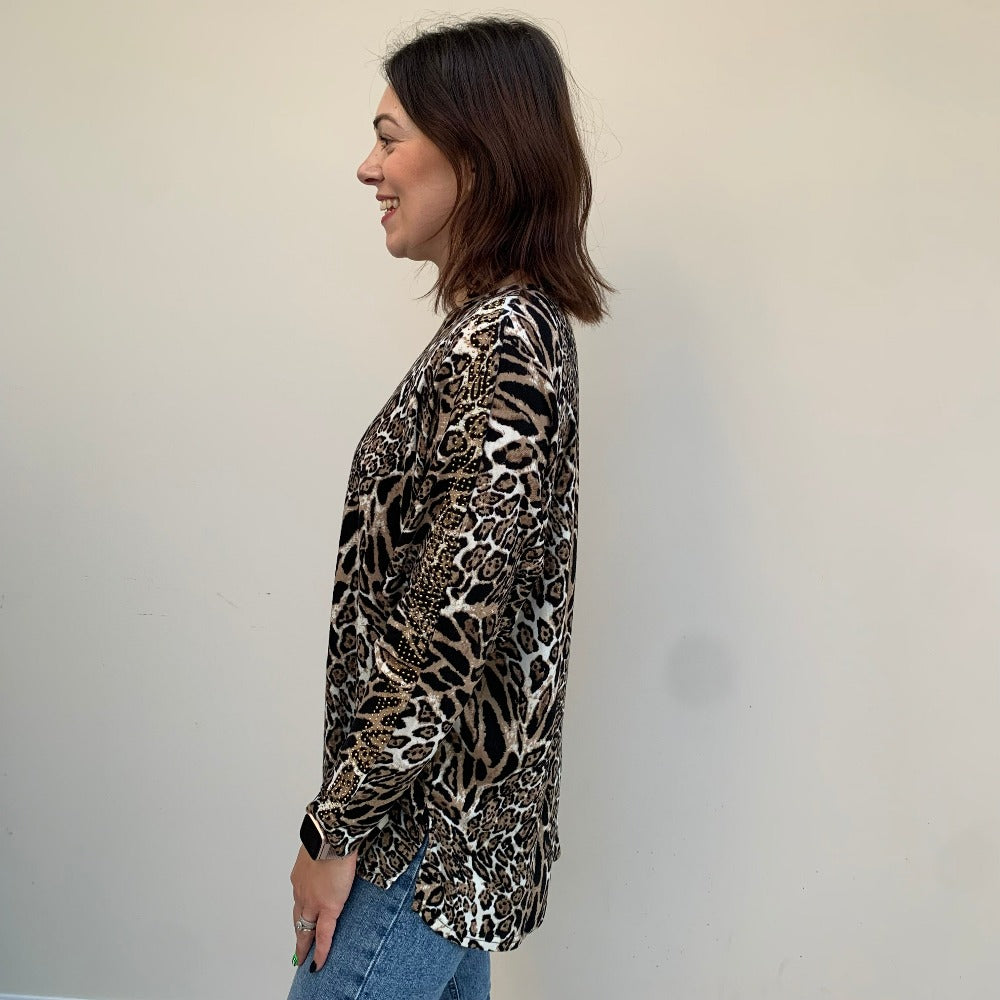 Paramour Leopard Print Jumper