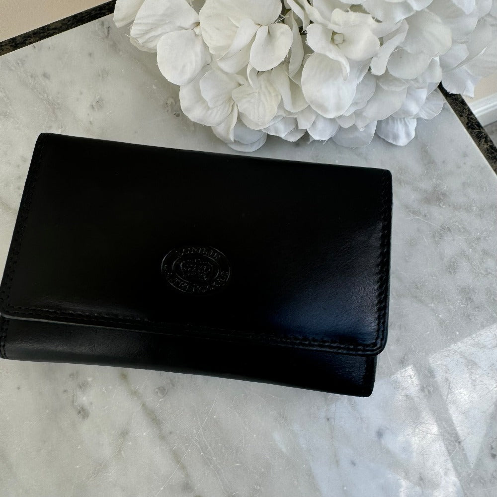 LLG Soft Nappa Leather Purse with Clip Coin Section