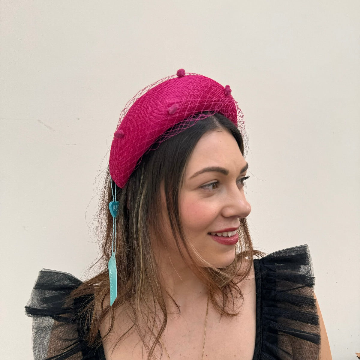 Max and Ellie HF6 Headband Fascinator in Pinks