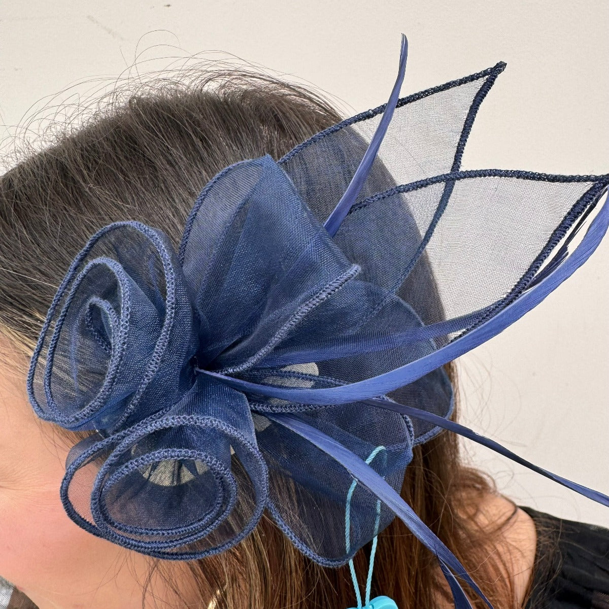 Max and Ellie OF4 Navy blue Small Clip Fascinator