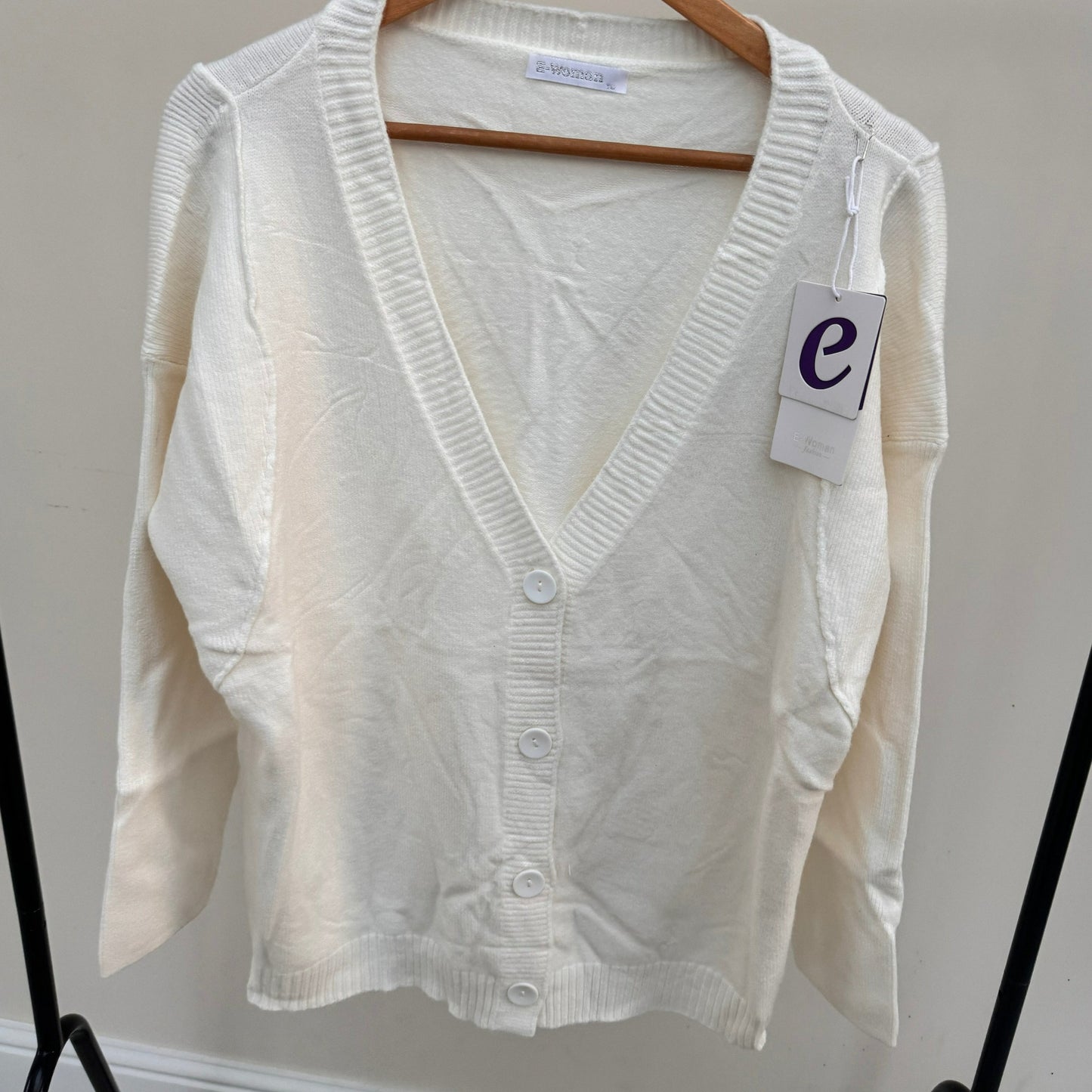 Oversized Button Down Cardigan